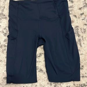 Lululemon Biker Shorts With Pockets